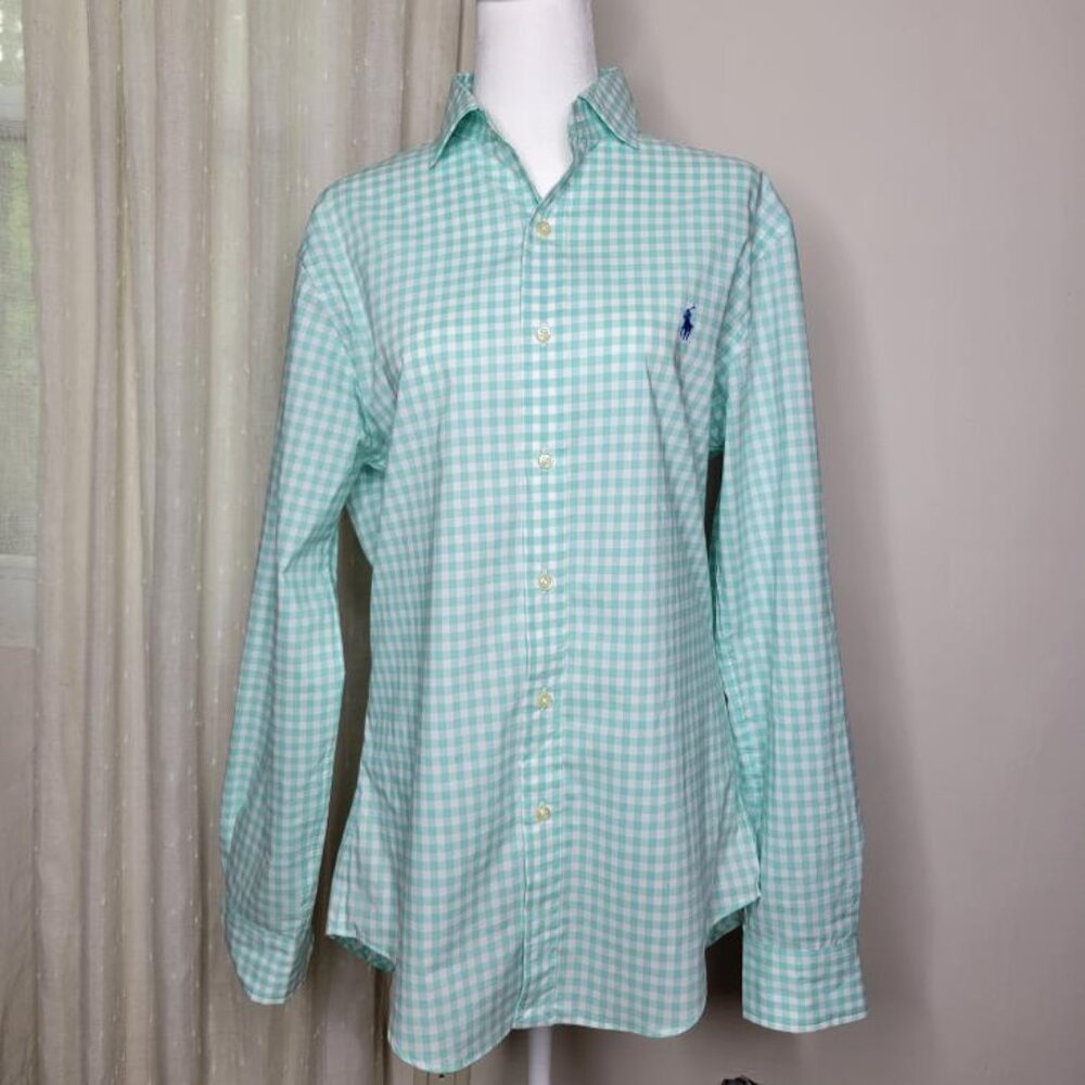 Ralph Lauren Mens Button Down Shirt Slim Fit Stretch